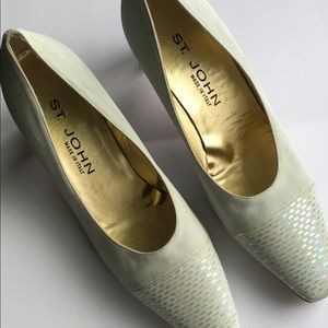 St. John Pumps. Size 8 B Light blue.